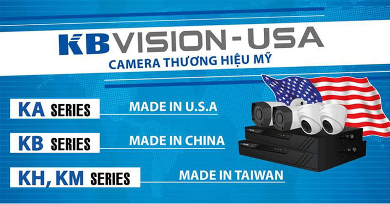 Các dòng sản phẩm của Camera KBVISION BẾN TRE